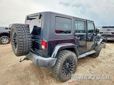Trzecie zdjęcie samochodu z tyłu: 2008 JEEP WRANGLER UNLIMITED SAHARA VIN:1J8GA59178L552845 - miniatura