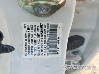 Zdjęcie 13 z 13 samochodu: 2020 HONDA CIVIC EX VIN:19XFC1F39LE013222 - miniatura