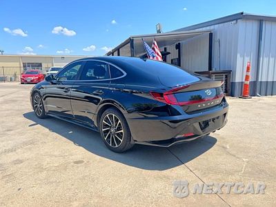Trzecie zdjęcie samochodu z tyłu: 2021 HYUNDAI SONATA LIMITED VIN:5NPEH4J28MH088990 - miniatura