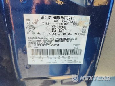 Zdjęcie 12 z 12 samochodu: 2007 FORD F150 VIN:1FTPX14V77FA50035 - miniatura