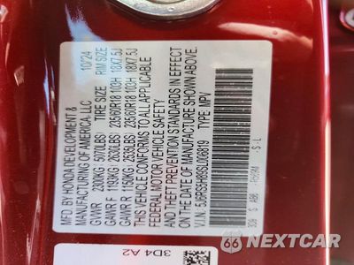 Zdjęcie 12 z 12 samochodu: 2025 HONDA CR-V SPORT-L VIN:5J6RS5H89SL006819 - miniatura