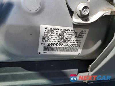 Zdjęcie 14 z 14 samochodu: 2003 ACURA MDX TOURING VIN:2HNYD18623H533354 - miniatura