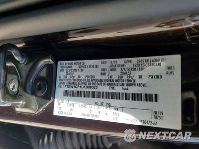 Zdjęcie 12 z 12 samochodu: 2020 FORD F150 SUPERCREW VIN:1FTEW1CP1LKD08323 - miniatura
