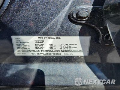 Zdjęcie 13 z 13 samochodu: 2025 TESLA MODEL Y VIN:7SAYGAEE3SF269478 - miniatura