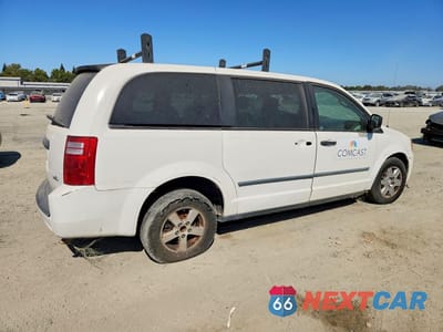 Trzecie zdjęcie samochodu z tyłu: 2008 DODGE GRAND CARAVAN C/V VIN:1D8HN11H48B172600 - miniatura