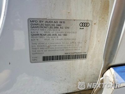 Zdjęcie 13 z 13 samochodu: 2016 AUDI Q5 PREMIUM VIN:WA1C2AFP9GA041100 - miniatura