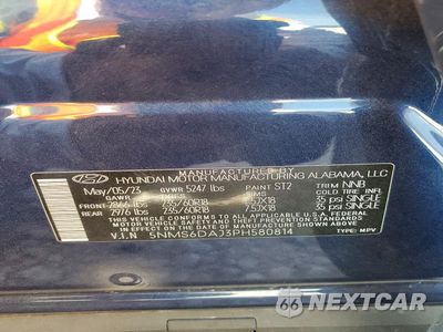 Zdjęcie 14 z 14 samochodu: 2023 HYUNDAI SANTA FE XRT VIN:5NMS6DAJ3PH580814 - miniatura