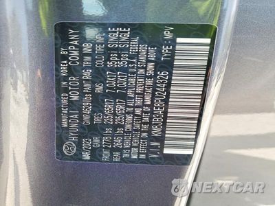 Zdjęcie 13 z 13 samochodu: 2023 HYUNDAI TUCSON SEL VIN:KM8JB3AE8PU244326 - miniatura