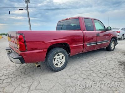 Trzecie zdjęcie samochodu z tyłu: 2004 CHEVROLET SILVERADO C1500 VIN:2GCEC19V741308522 - miniatura