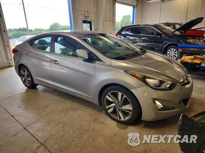 Czwarte zdjęcie samochodu z boku: 2015 HYUNDAI ELANTRA LIMITED VIN:5NPDH4AE0FH570197 - miniatura