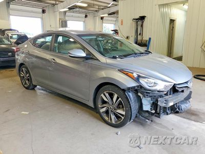 Czwarte zdjęcie samochodu z boku: 2015 HYUNDAI ELANTRA LIMITED VIN:5NPDH4AE8FH568147 - miniatura