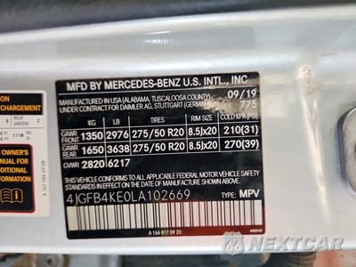 Zdjęcie 13 z 13 samochodu: 2020 MERCEDES-BENZ GLE 350 4MATIC VIN:4JGFB4KE0LA102669 - miniatura