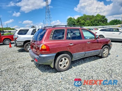 Trzecie zdjęcie samochodu z tyłu: 2003 HYUNDAI SANTA FE GLS VIN:KM8SC13E93U461851 - miniatura