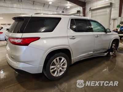 Trzecie zdjęcie samochodu z tyłu: 2021 CHEVROLET TRAVERSE HIGH COUNTRY VIN:1GNEVNKW5MJ202412 - miniatura