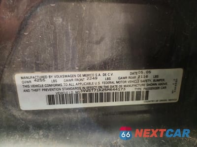 Zdjęcie 12 z 12 samochodu: 2005 VOLKSWAGEN NEW JETTA TDI OPTION PACKAGE 1 VIN:3VWST71K25M644173 - miniatura