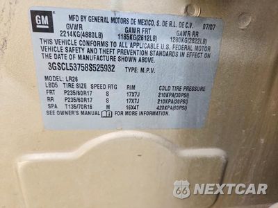 Zdjęcie 12 z 12 samochodu: 2008 SATURN VUE XR VIN:3GSCL53758S525932 - miniatura