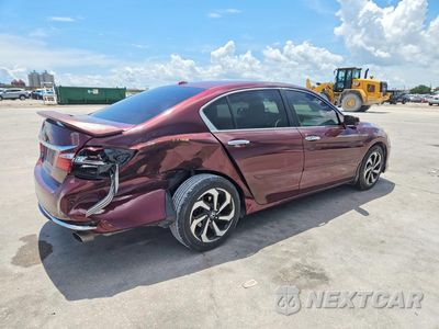 Trzecie zdjęcie samochodu z tyłu: 2016 HONDA ACCORD VIN:1HGCR2F84GA112737 - miniatura