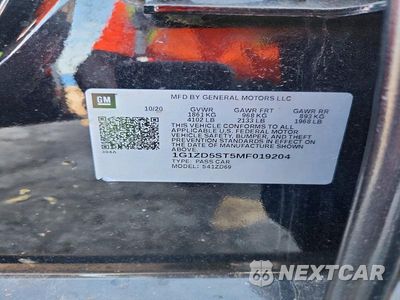Zdjęcie 12 z 12 samochodu: 2021 CHEVROLET MALIBU LT VIN:1G1ZD5ST5MF019204 - miniatura