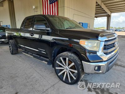 Czwarte zdjęcie samochodu z boku: 2014 TOYOTA TUNDRA SR5 VIN:5TFRM5F16EX078208 - miniatura