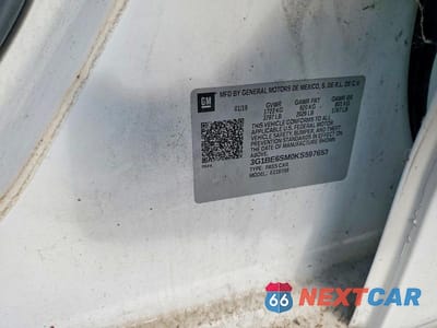 Zdjęcie 13 z 13 samochodu: 2019 CHEVROLET CRUZE LT VIN:3G1BE6SM0KS597653 - miniatura