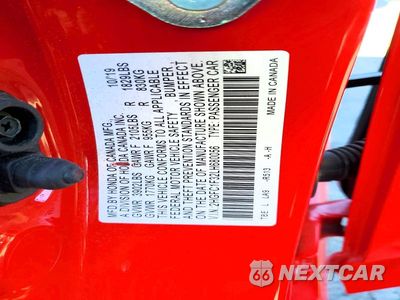 Zdjęcie 12 z 12 samochodu: 2020 HONDA CIVIC EX VIN:2HGFC1F32LH680056 - miniatura