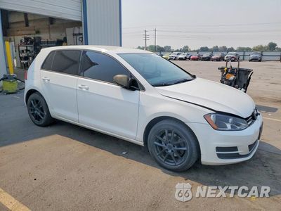 Czwarte zdjęcie samochodu z boku: 2015 VOLKSWAGEN GOLF TDI VIN:3VW2A7AU7FM096101 - miniatura