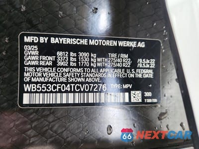 Zdjęcie 13 z 13 samochodu: 2026 BMW IX XDRIVE60 VIN:WB553CF04TCV07276 - miniatura