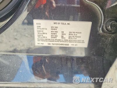 Zdjęcie 12 z 12 samochodu: 2024 TESLA MODEL Y VIN:7SAYGDED4RF018505 - miniatura