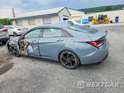 Drugie zdjęcie samochodu z przodu: 2022 HYUNDAI ELANTRA N LINE VIN:KMHLR4AF3NU329588 - miniatura