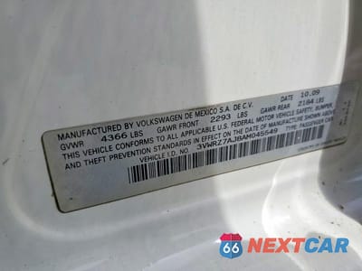 Zdjęcie 12 z 12 samochodu: 2010 VOLKSWAGEN JETTA SE VIN:3VWRZ7AJ8AM045549 - miniatura