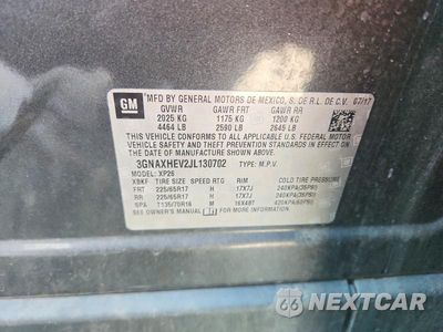 Zdjęcie 13 z 13 samochodu: 2018 CHEVROLET EQUINOX LS VIN:3GNAXHEV2JL130702 - miniatura