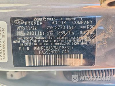 Zdjęcie 14 z 14 samochodu: 2022 HYUNDAI VENUE SEL VIN:KMHRC8A37NU183317 - miniatura