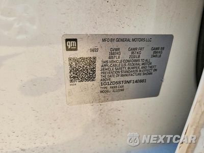 Zdjęcie 12 z 12 samochodu: 2022 CHEVROLET MALIBU LT VIN:1G1ZD5ST3NF140881 - miniatura