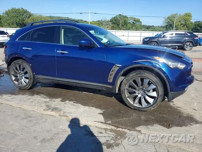 Czwarte zdjęcie samochodu z boku: 2012 INFINITI FX35 BASE VIN:JN8AS1MWXCM150864 - miniatura