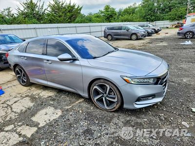 Czwarte zdjęcie samochodu z boku: 2018 HONDA ACCORD SPORT VIN:1HGCV1F31JA102507 - miniatura
