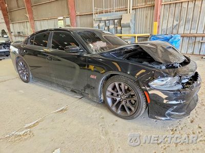 Czwarte zdjęcie samochodu z boku: 2023 DODGE CHARGER SCAT PACK VIN:2C3CDXGJ3PH672671 - miniatura