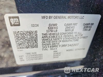 Zdjęcie 12 z 12 samochodu: 2024 GMC SIERRA K2500 DENALI VIN:1GT49REY3RF342207 - miniatura