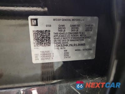 Zdjęcie 13 z 13 samochodu: 2020 GMC YUKON XL DENALI VIN:1GKS2HKJ5LR134465 - miniatura