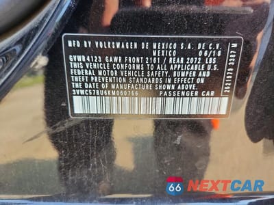 Zdjęcie 12 z 12 samochodu: 2019 VOLKSWAGEN JETTA S VIN:3VWC57BU6KM060756 - miniatura