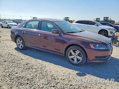 Czwarte zdjęcie samochodu z boku: 2013 VOLKSWAGEN PASSAT SE VIN:1VWBN7A36DC073533 - miniatura