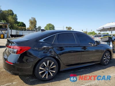 Trzecie zdjęcie samochodu z tyłu: 2022 HONDA CIVIC EX VIN:JHMFE1F74NX008573 - miniatura