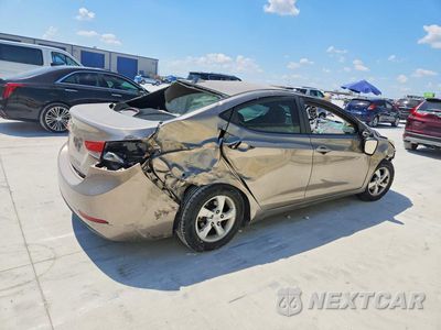 Trzecie zdjęcie samochodu z tyłu: 2014 HYUNDAI ELANTRA SE VIN:5NPDH4AE3EH518304 - miniatura