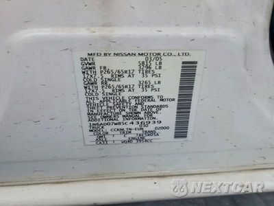 Zdjęcie 12 z 12 samochodu: 2005 NISSAN FRONTIER SE VIN:1N6AD07W85C436939 - miniatura