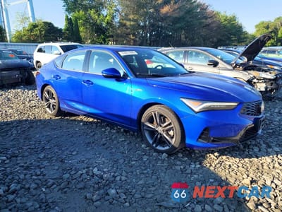 Czwarte zdjęcie samochodu z boku: 2024 ACURA INTEGRA A-SPEC TECH VIN:19UDE4H6XRA003824 - miniatura