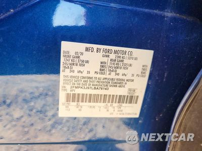 Zdjęcie 14 z 14 samochodu: 2020 FORD EDGE SEL VIN:2FMPK3J97LBA76143 - miniatura