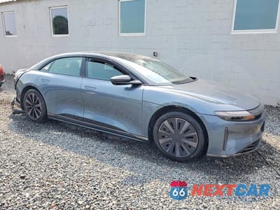 Czwarte zdjęcie samochodu z boku: 2025 LUCID MOTORS AIR GRAND TOURING VIN:50EA1GBA1SA005183 - miniatura