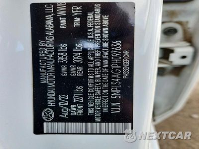 Zdjęcie 12 z 12 samochodu: 2023 HYUNDAI ELANTRA SEL VIN:5NPLS4AG1PH097636 - miniatura