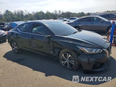 Czwarte zdjęcie samochodu z boku: 2021 NISSAN SENTRA SV VIN:3N1AB8CV1MY247983 - miniatura