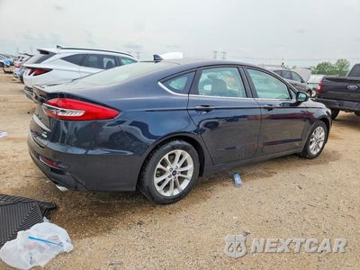 Trzecie zdjęcie samochodu z tyłu: 2020 FORD FUSION SE VIN:3FA6P0HD2LR162400 - miniatura