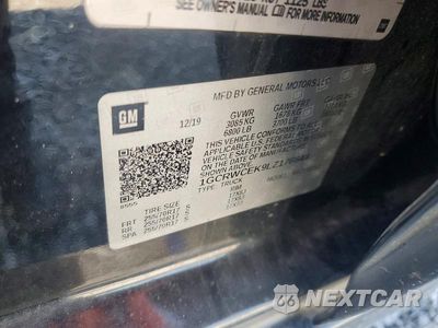 Zdjęcie 12 z 12 samochodu: 2020 CHEVROLET SILVERADO C1500 LT VIN:1GCRWCEK9LZ176644 - miniatura